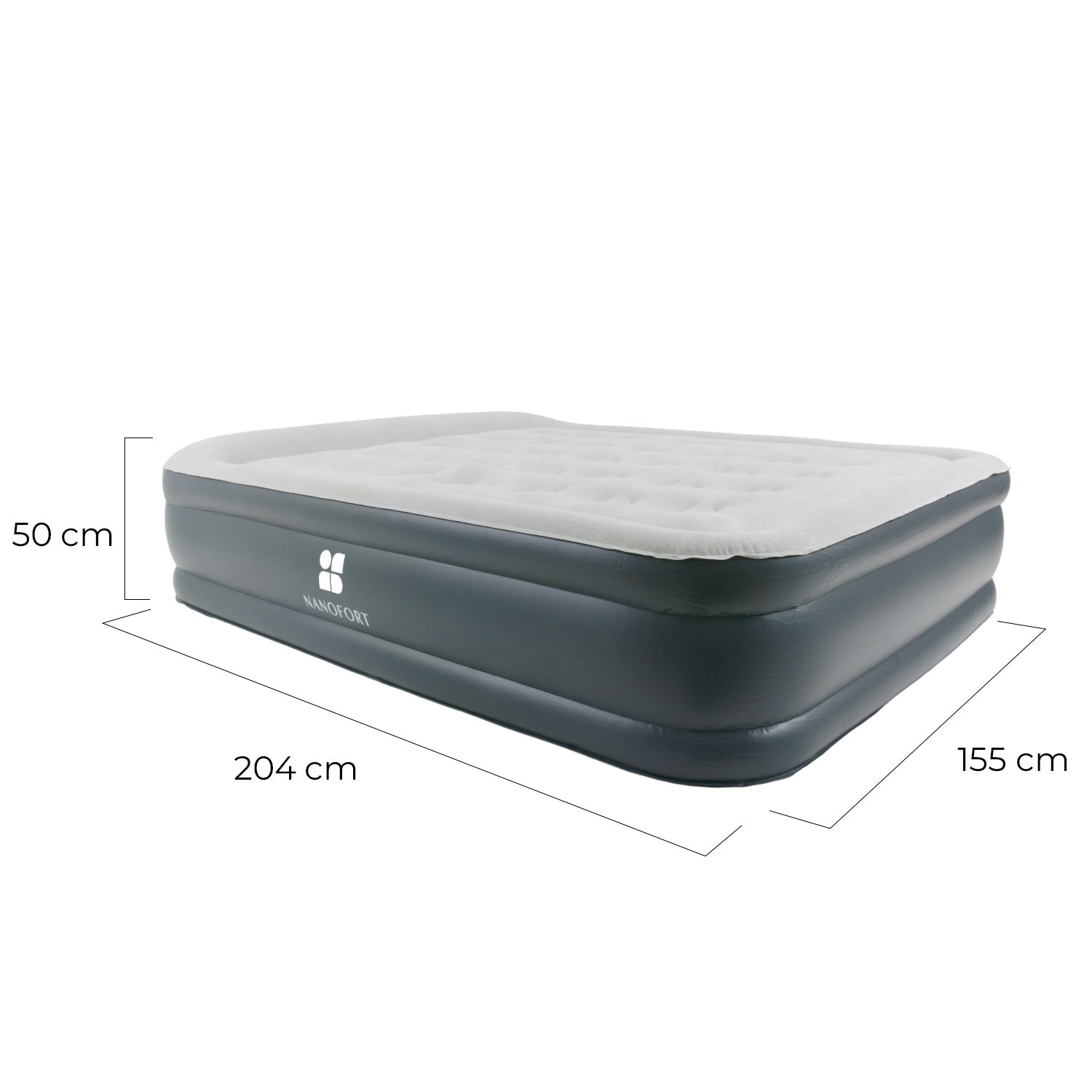 Colchon Inflable Queen Size con Bomba Integrada - Rapido Inflado
