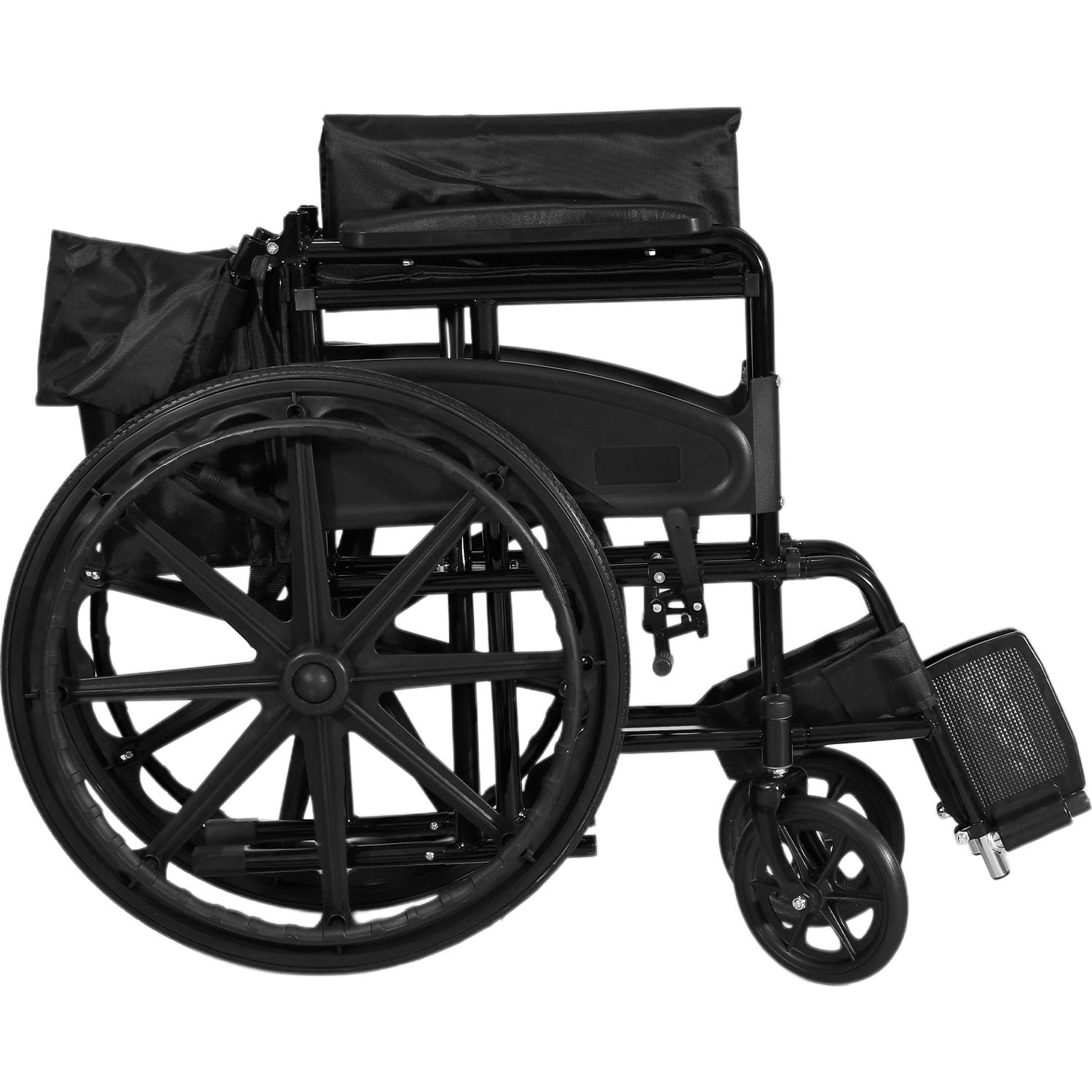 Silla De Ruedas Todo Terreno 24 Pulgadas Plegable Acero Lujo
