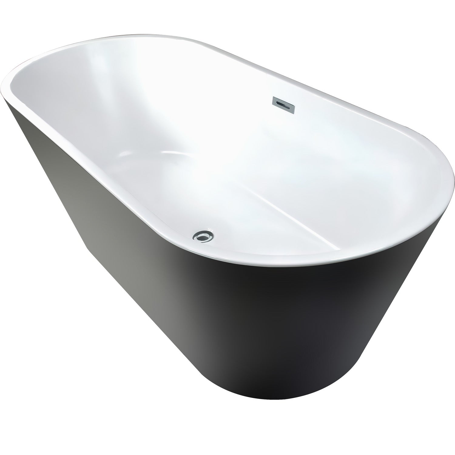 Tina Baño Lujo 2 Personas Fibra De Vidrio 169 X 75.5 X 59 Cm Marca Houzer