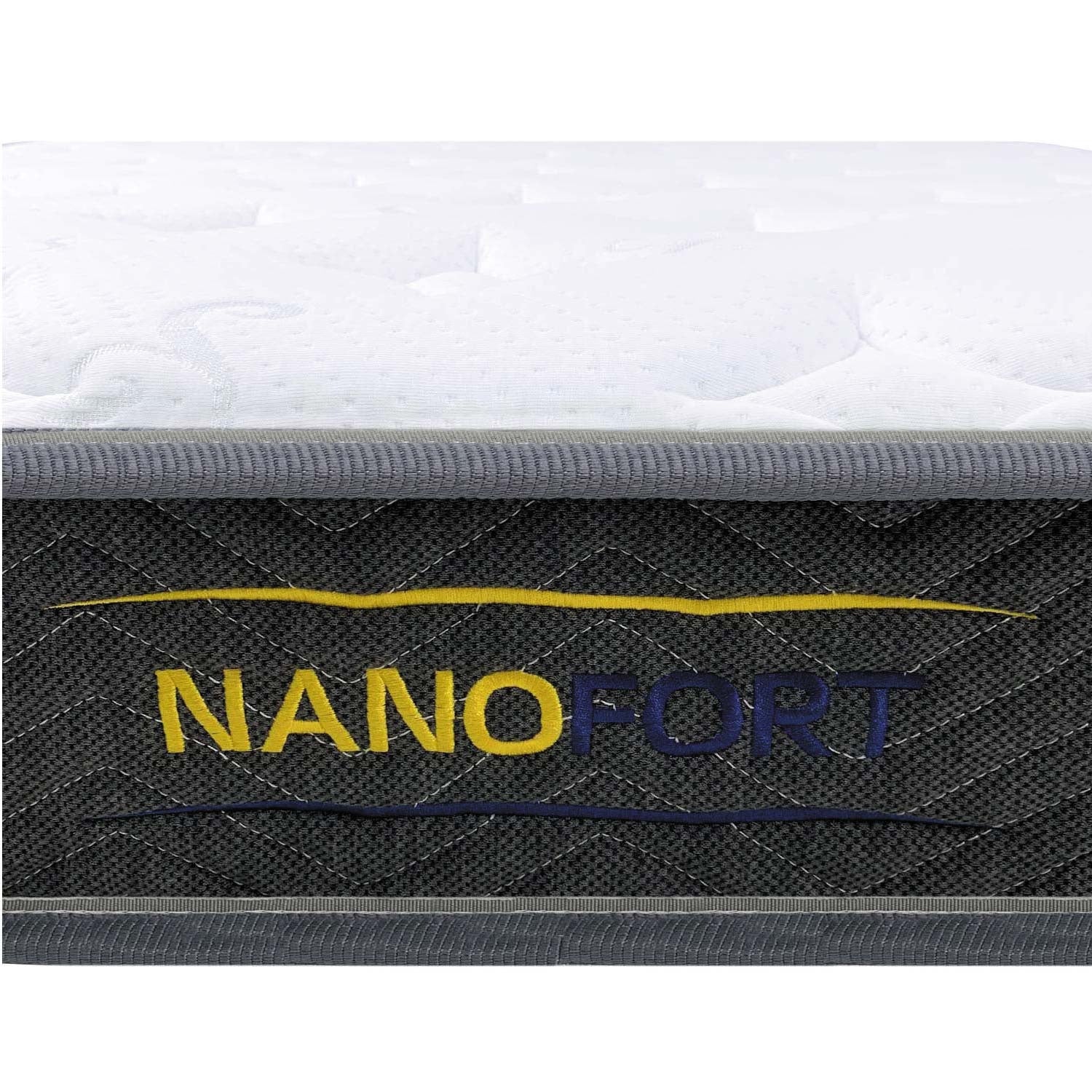 Colchon Memory Foam Matrimonial Ultra Confort con Resorte Continuo