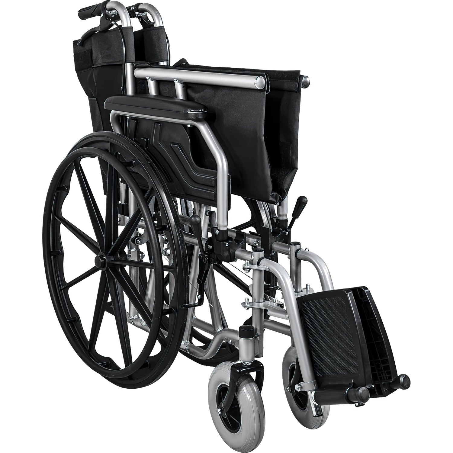 Silla De Ruedas Sobrepeso 150kg Doble Soporte Ancha Robusta