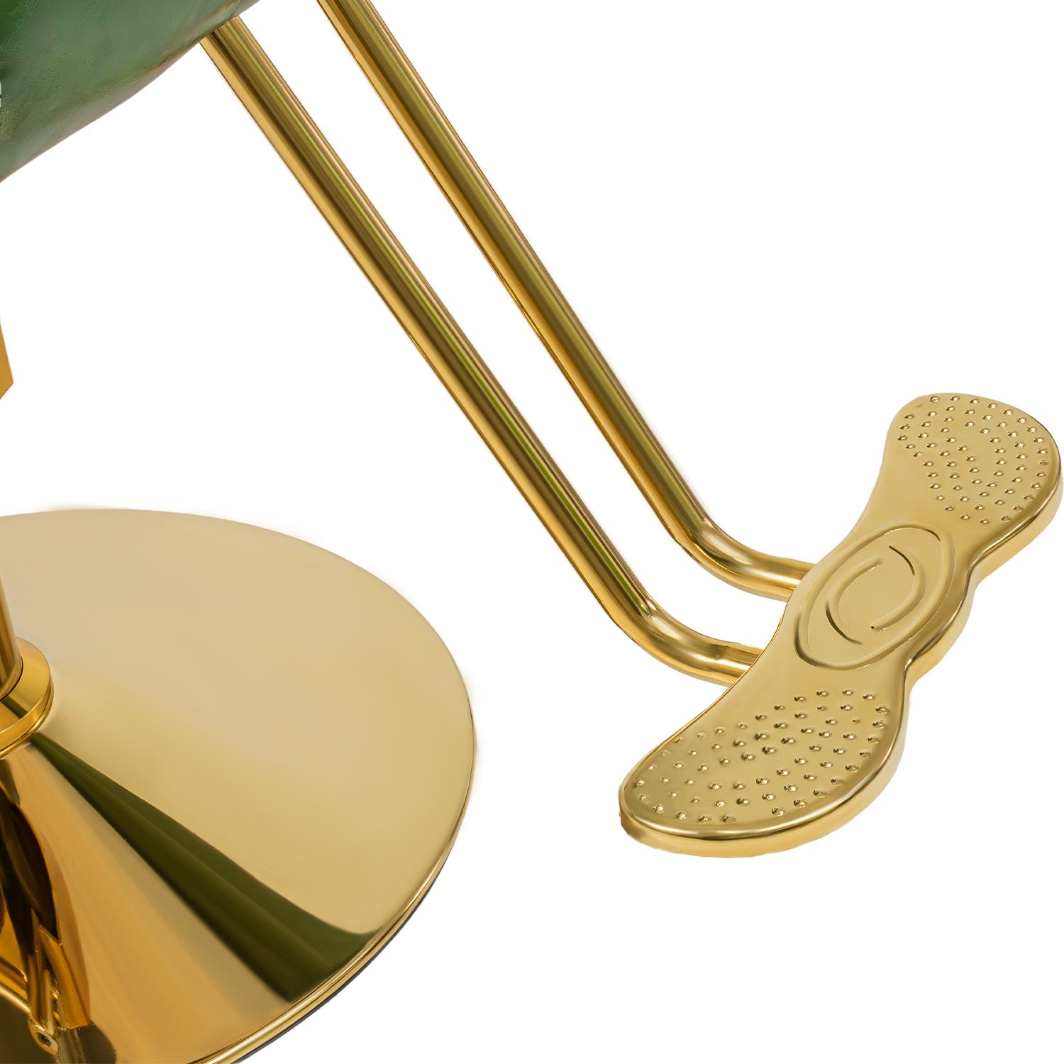 Silla Sillón Premium Barberia Estética 360° Neumática Verde