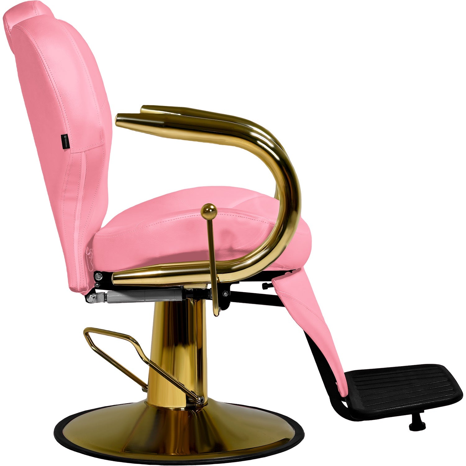 Silla estetica sillon hidraulico barberia reclinable salon spa premium Rosa