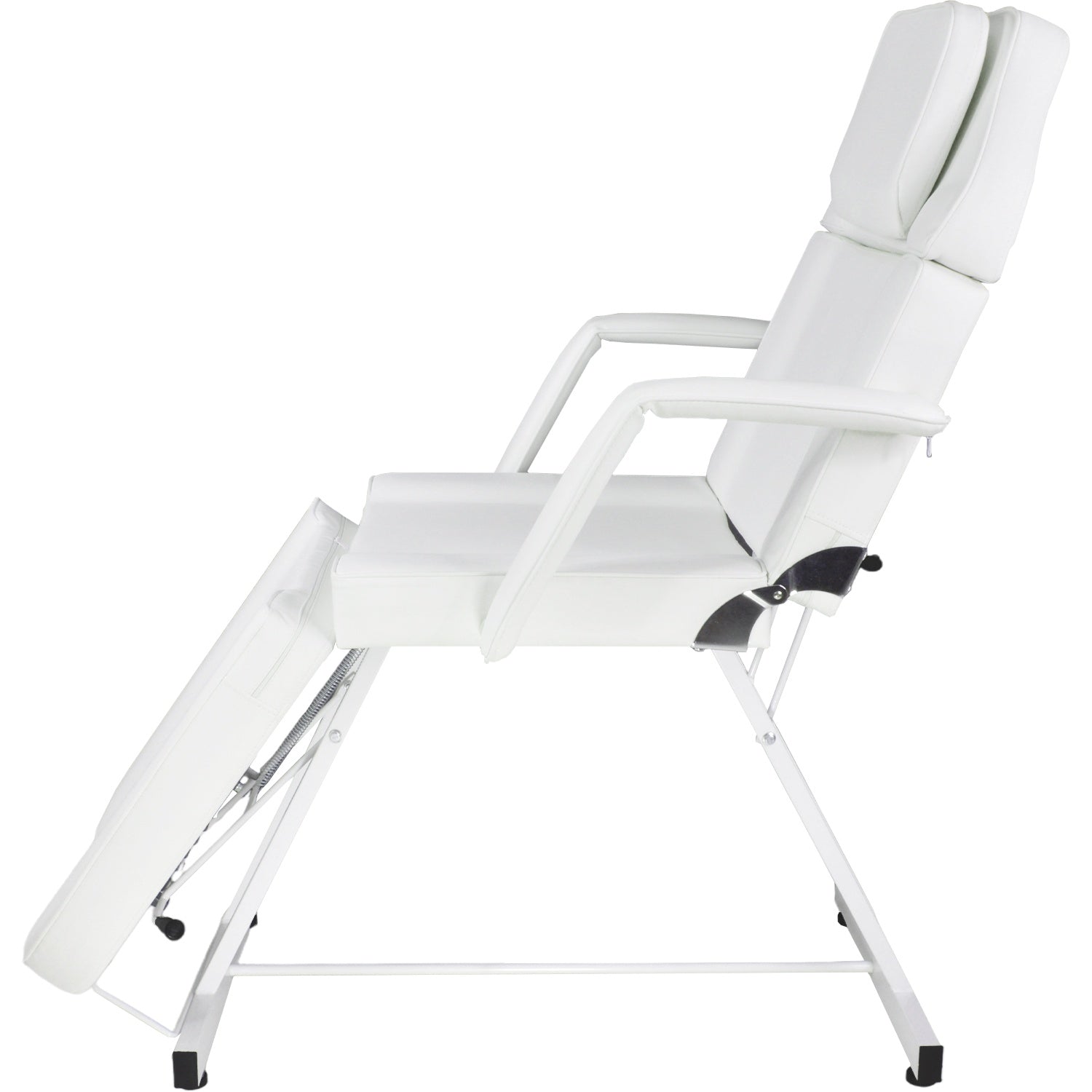 Silla Faciales Reclinable Tatuaje Sillon Cama Masaje Spa Profesional Blanco