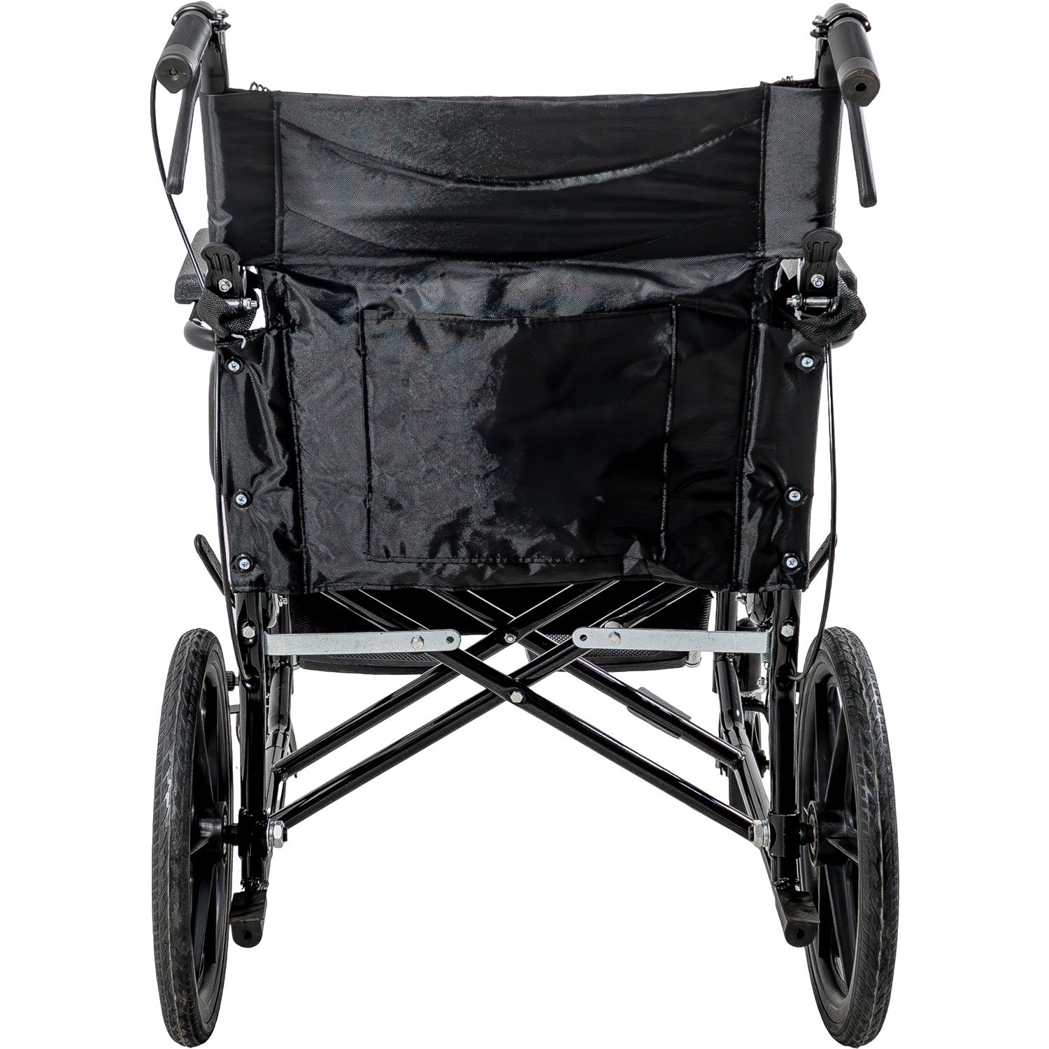 Silla Ruedas Plegable Traslado Adulto C/freno En Agarradera