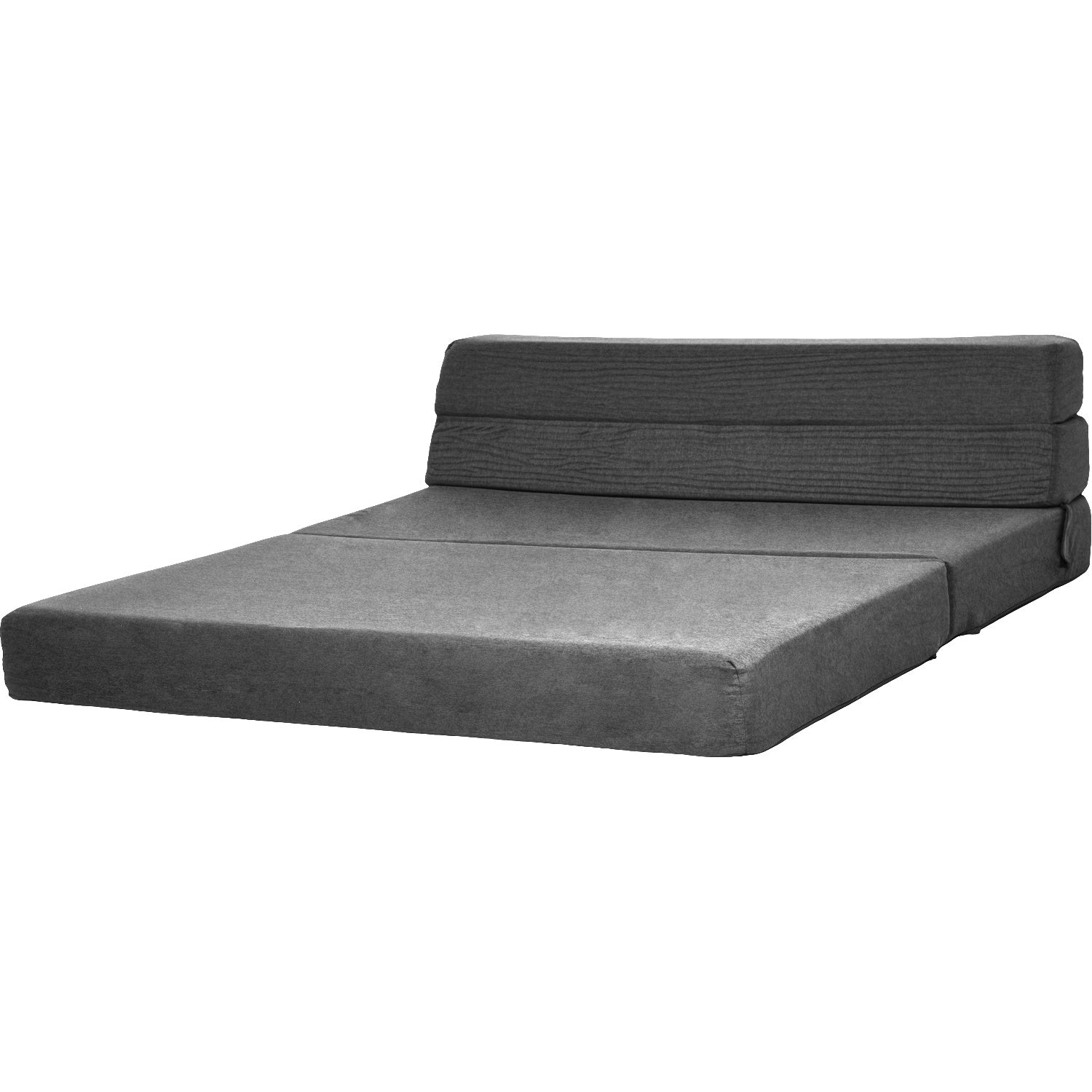 Sofa Cama Futon Plegable Modular Sala Mueble 3 En 1 Negro