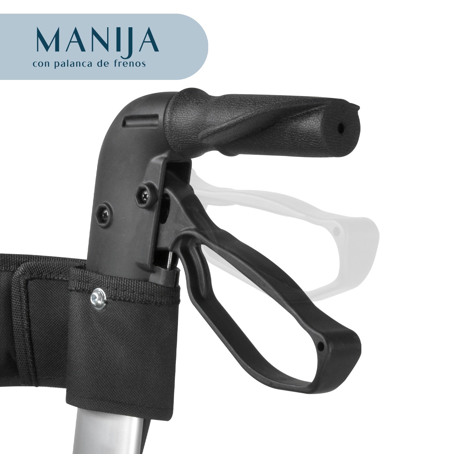 Andadera Silla De Transporte Para Adulto Plegable Ajustable