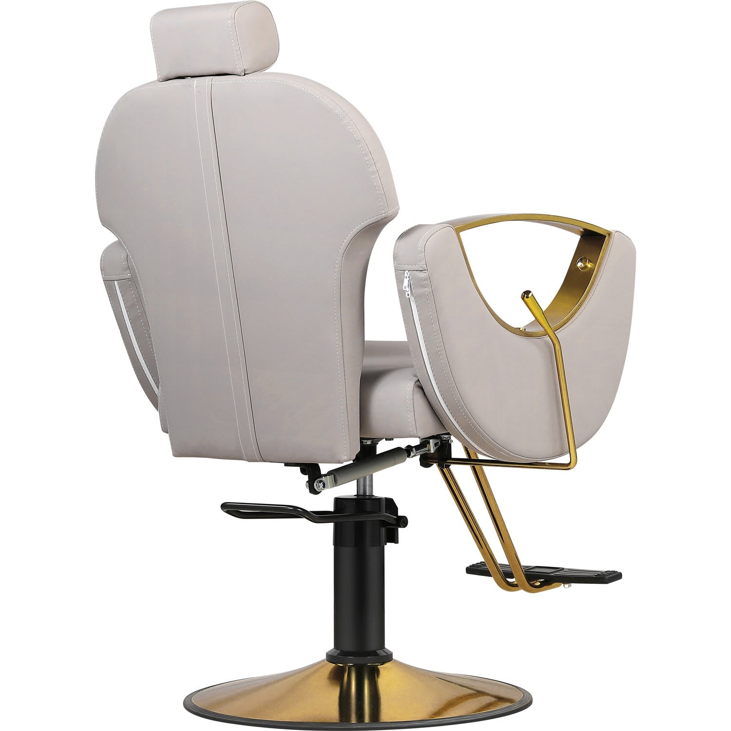 Silla Premium Salon Spa Estetica Neumatica Ajustable Gold
