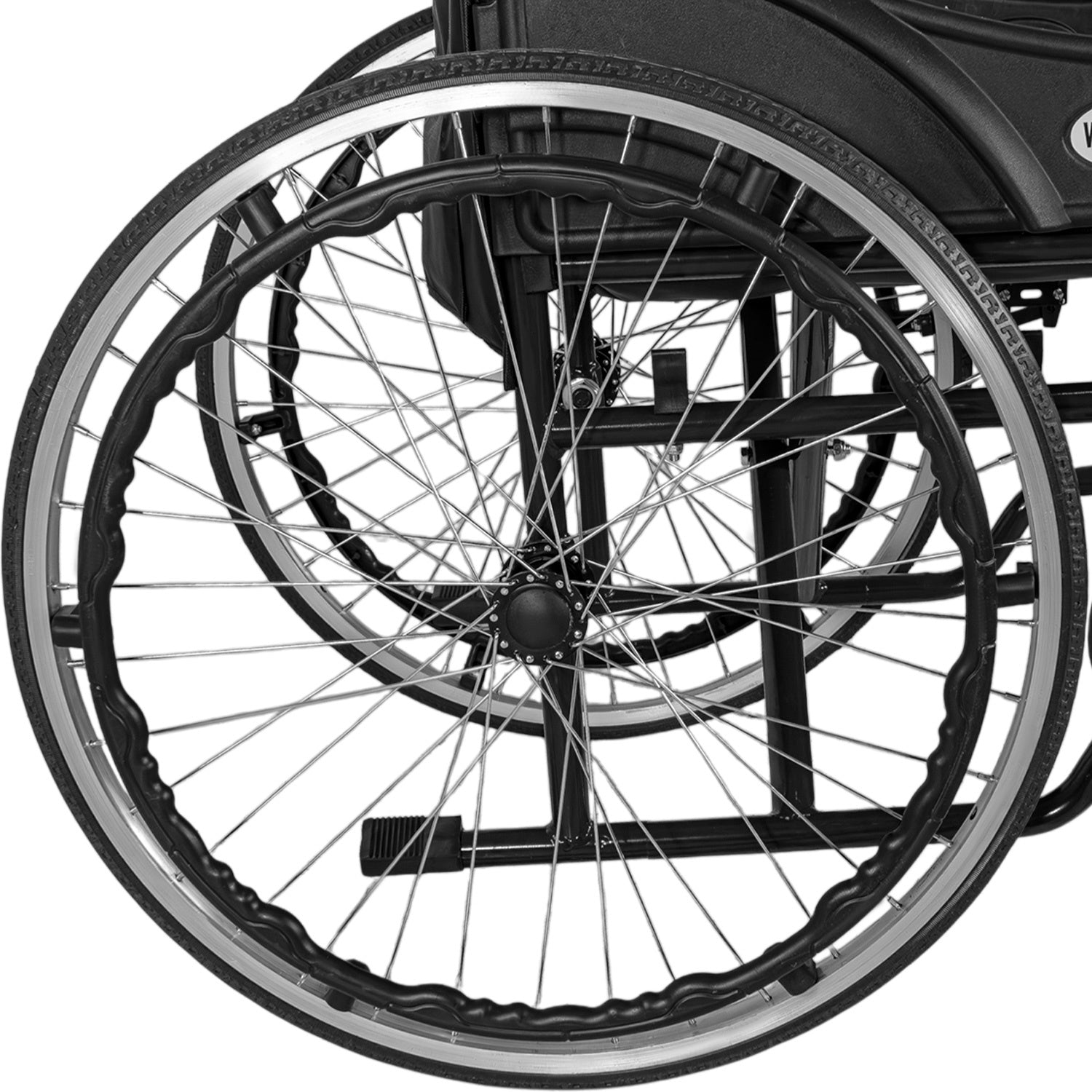 Silla Ruedas Adulto Aluminio Plegable Ligera Soporta 120kg Nanofort