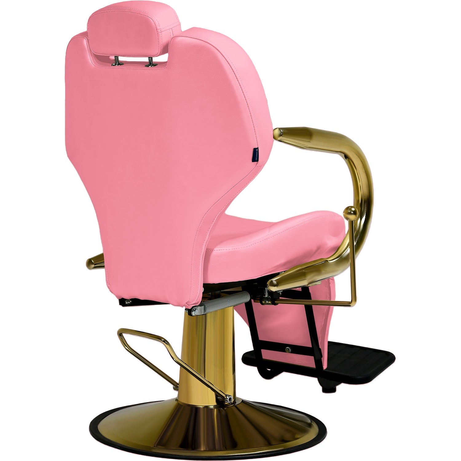 Silla estetica sillon hidraulico barberia reclinable salon spa premium Rosa