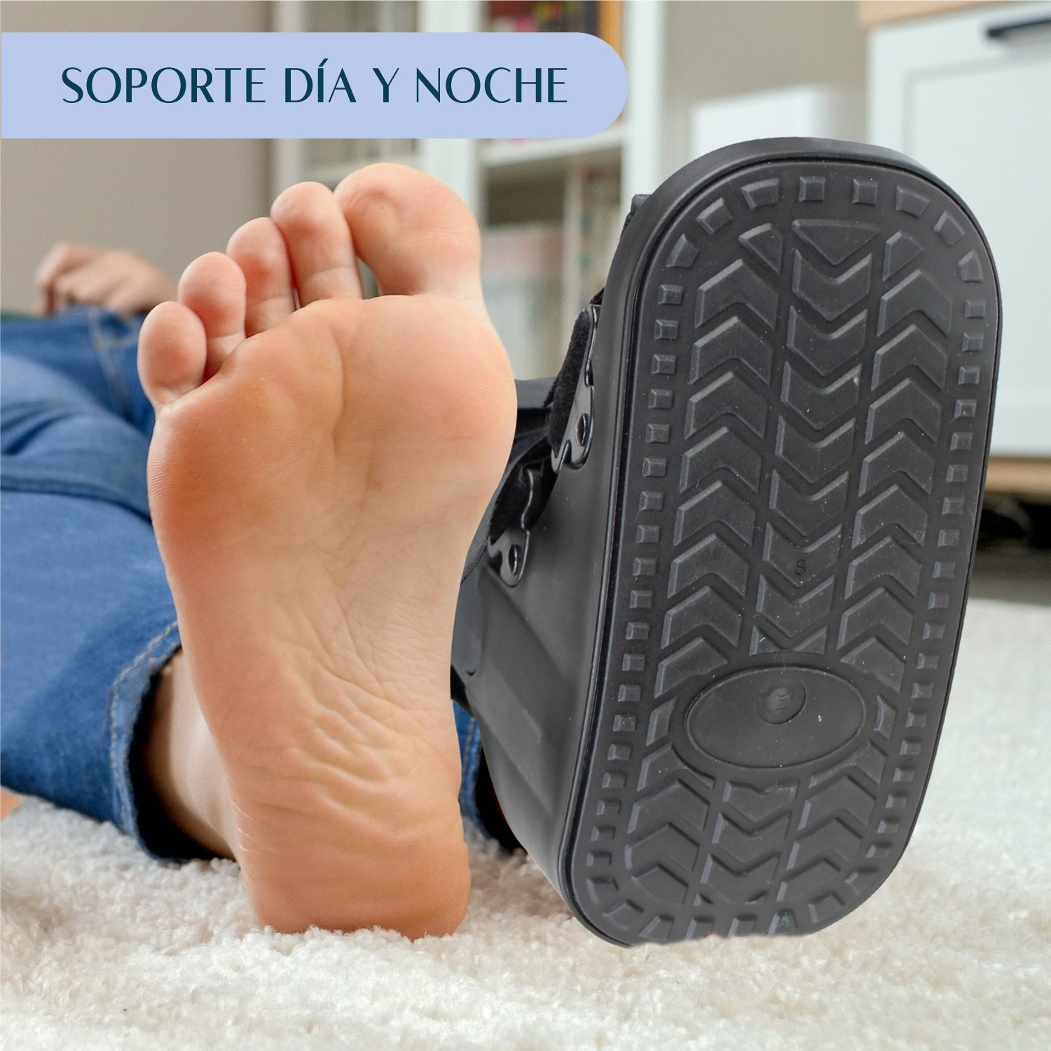 Bota Ortopedica Corta Inmovilizador Tobillo Ferula Walker Talla M