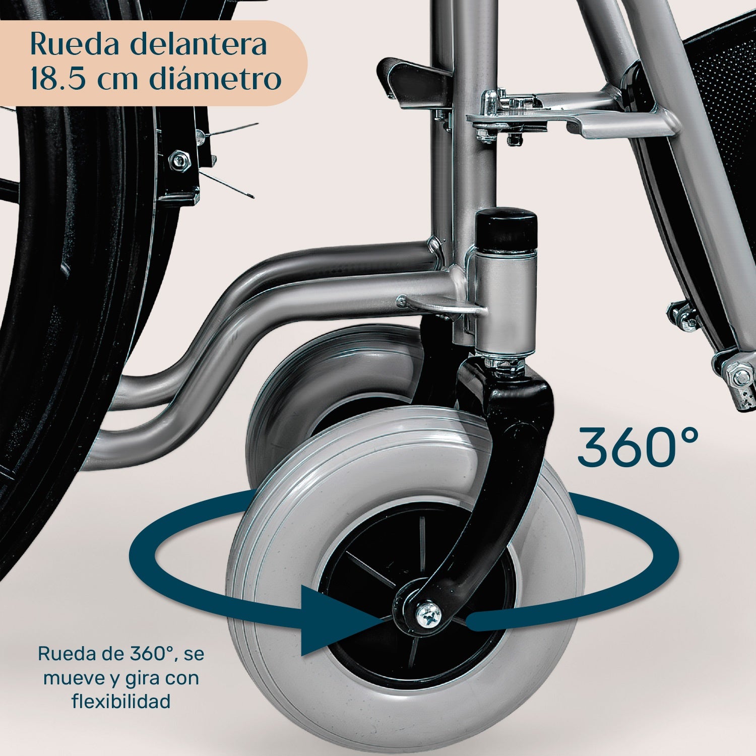 Silla De Ruedas Sobrepeso 150kg Doble Soporte Ancha Robusta