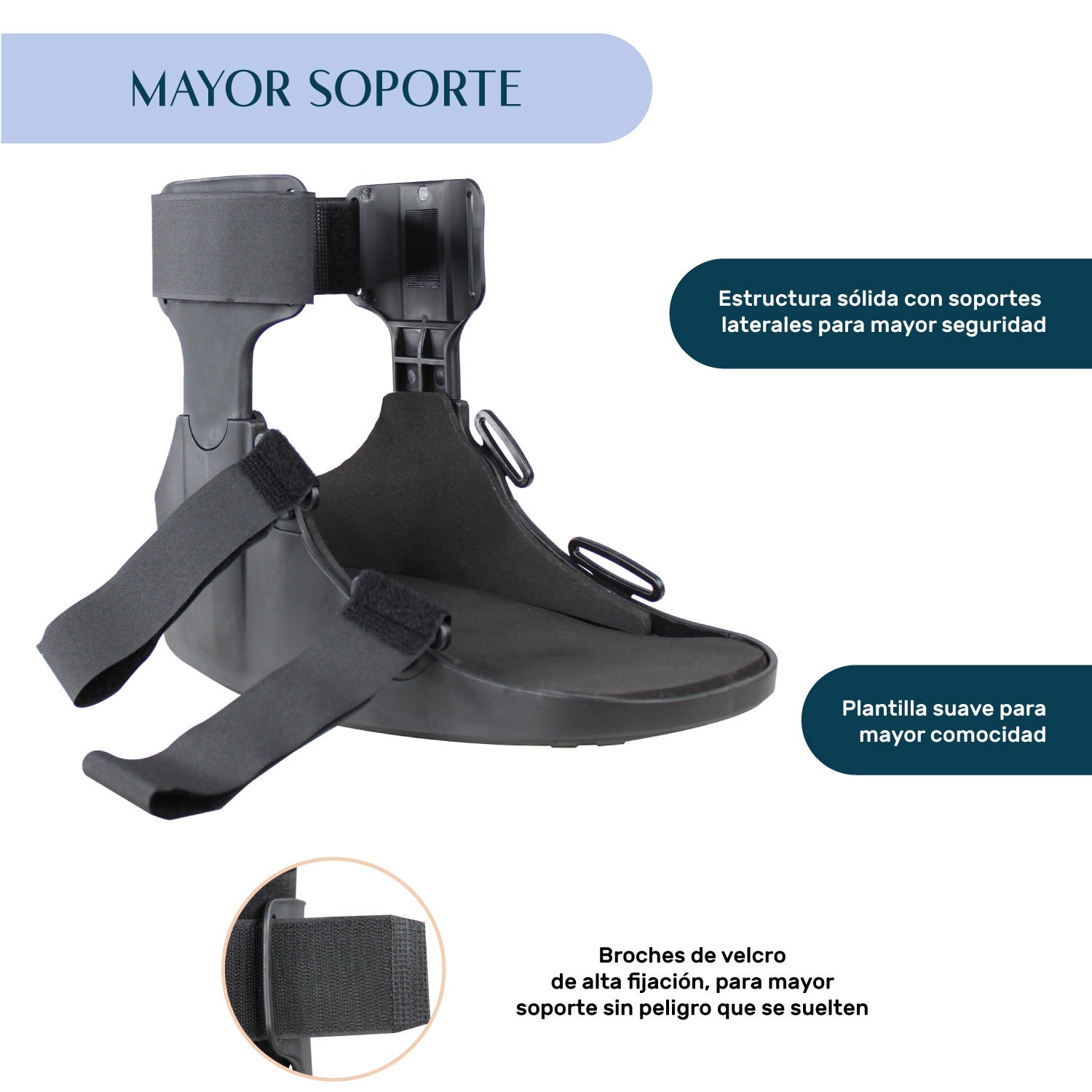 Bota Ferula Baja Neumatica Walker Inmovilizador De Tobillo Talla CH