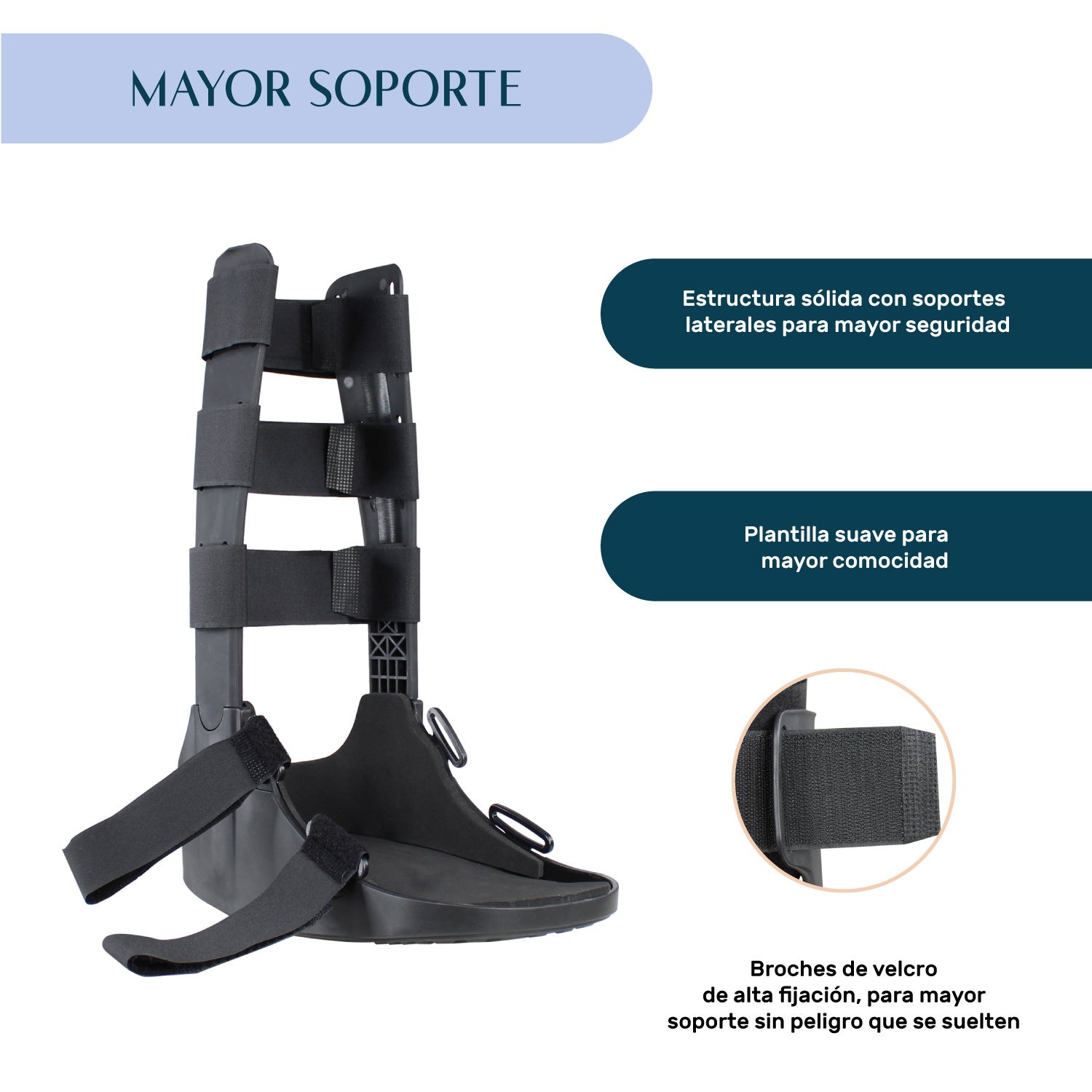 Bota Neumatica Ortopedica Ferula Walker Larga Inmovilizador Grande