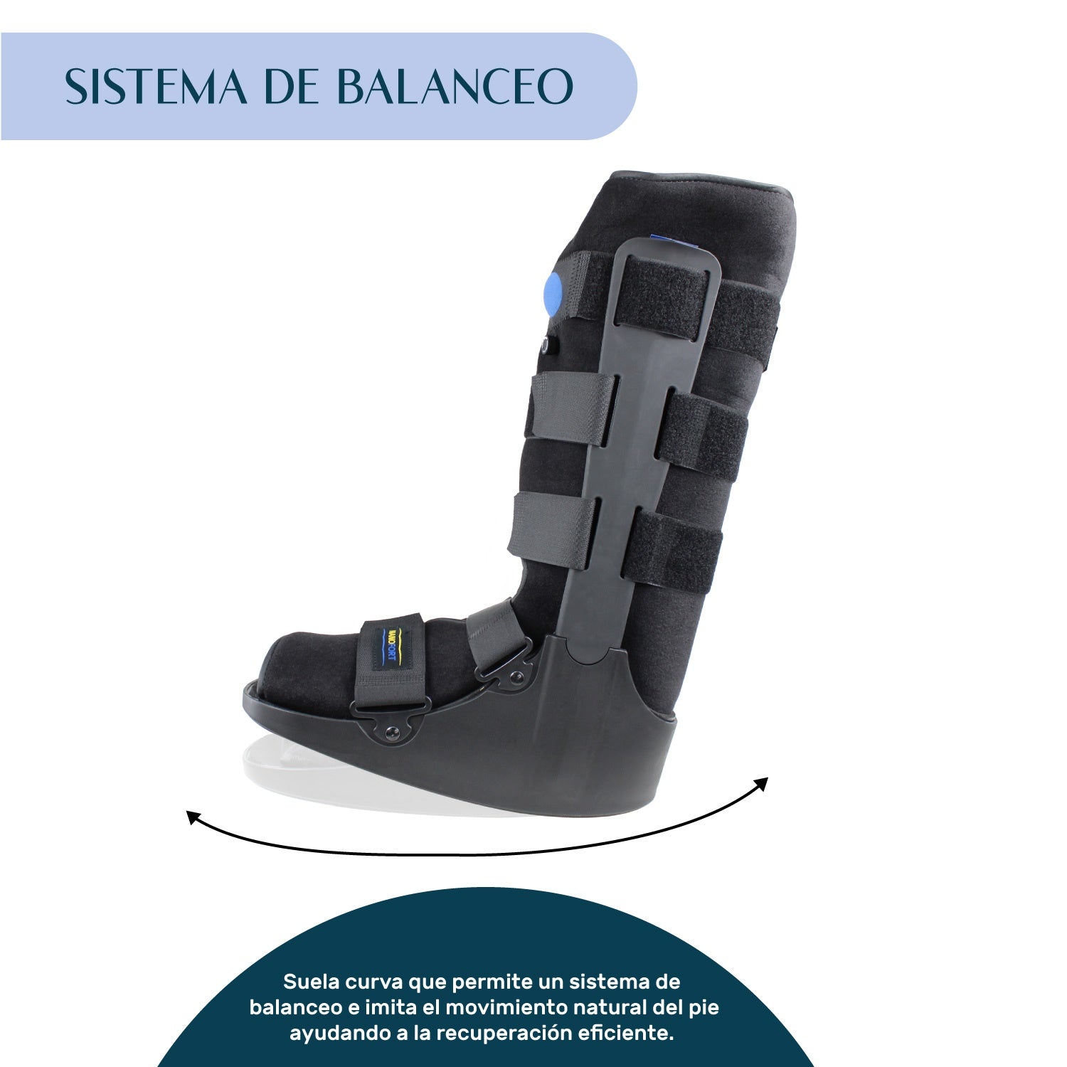 Bota Neumatica Ortopedica Ferula Walker Larga Inmovilizador Grande
