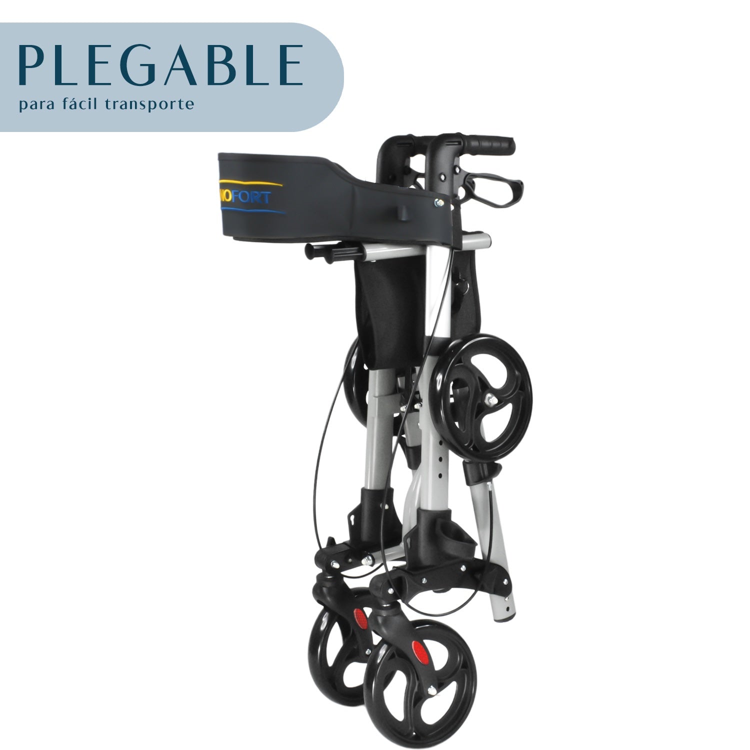 Andadera Silla De Transporte Para Adulto Plegable Ajustable