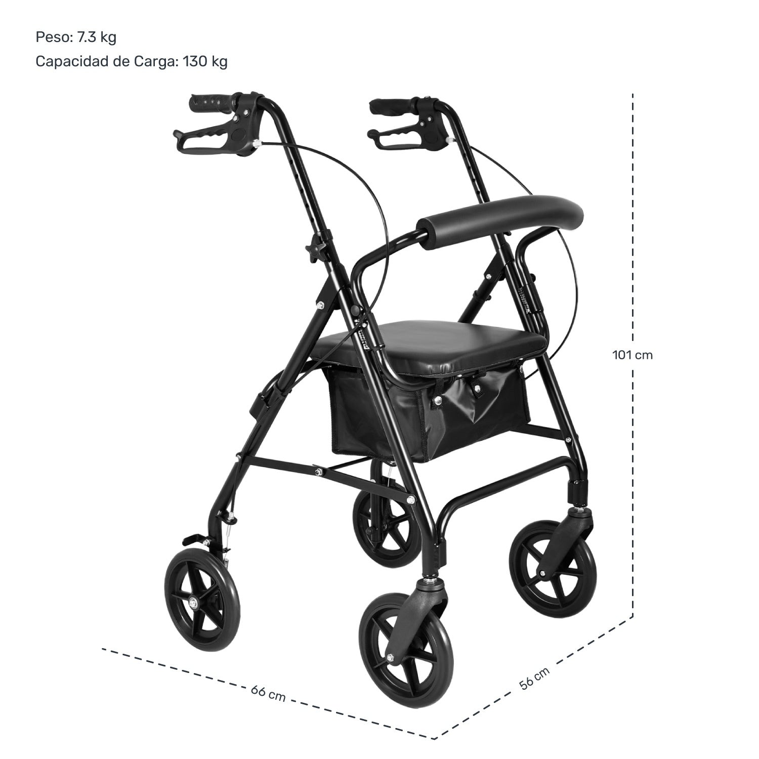 Andadera 2 En 1 Ortopedica Adulto Mayor Plegable Asiento