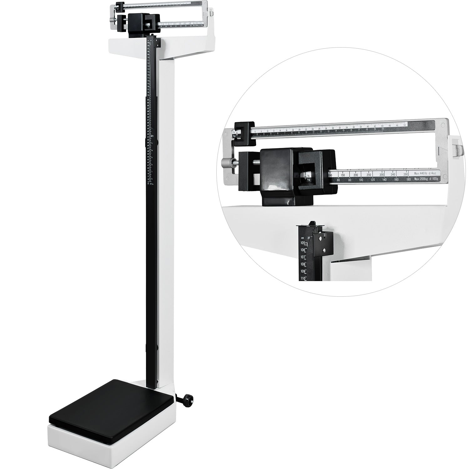 Bascula Balanza Mecanica Estadimetro Precision Clinica 200kg