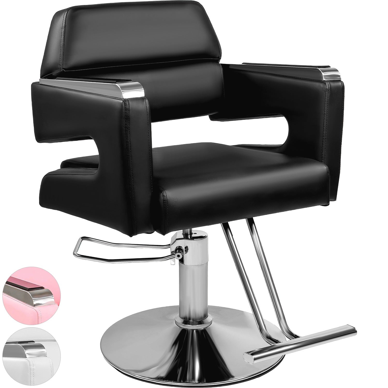 Silla Estetica Barberia Hidraulica Neumatica Ajustable Salon