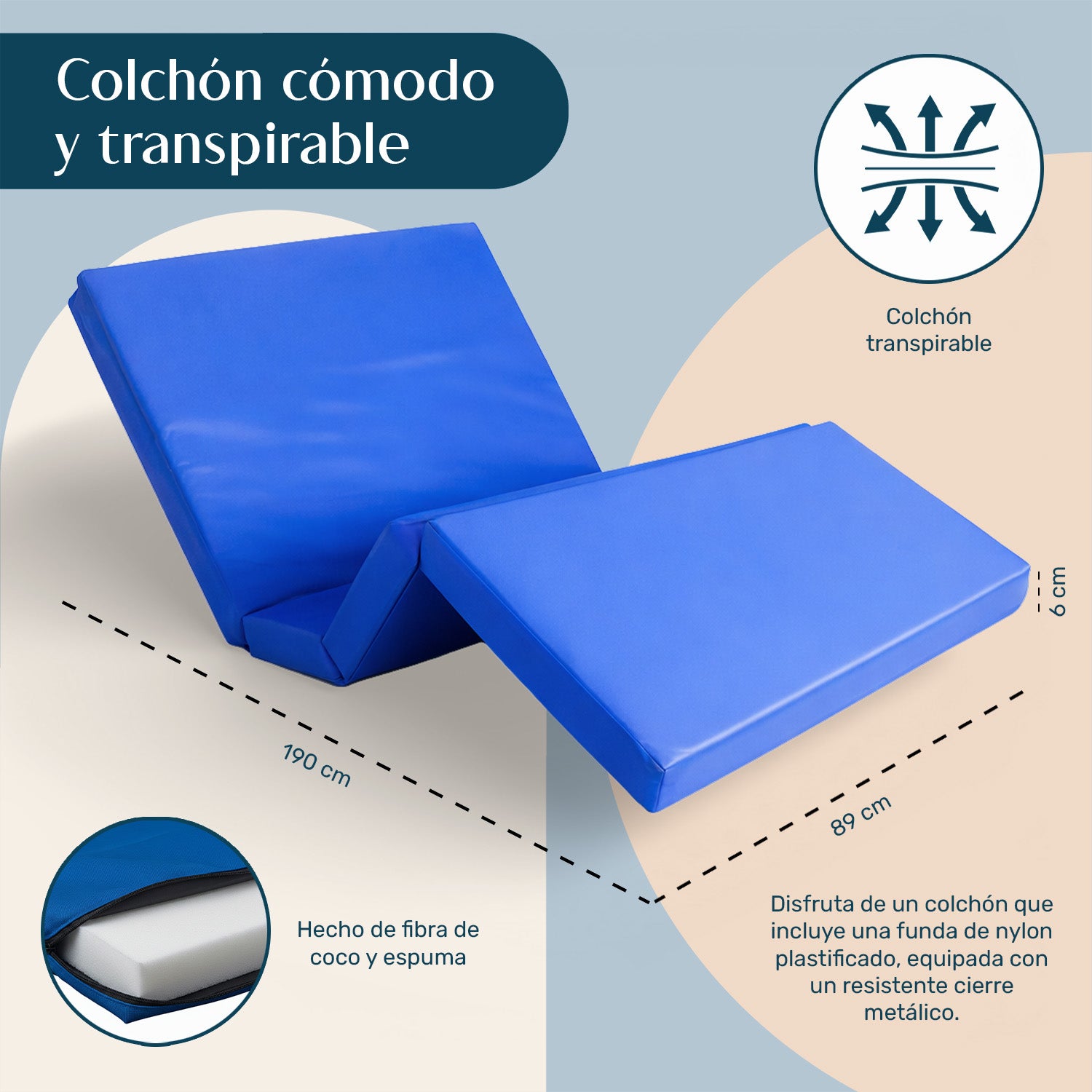 Cama Hospitalaria Manual Incluye Colchón Y Porta Suero Nanofort