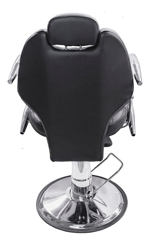 Silla Hidraulica Peluquero Asiento Giratorio Reclinable Salon de Belleza Negro