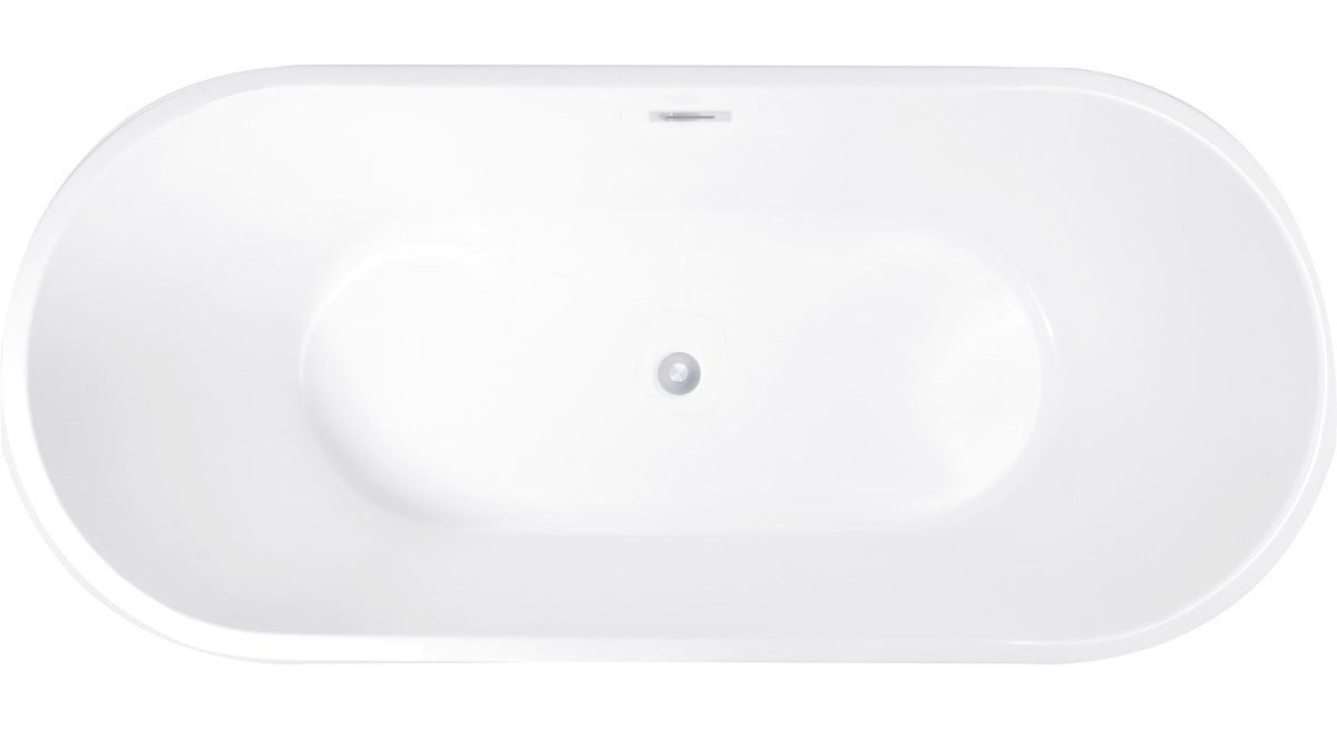 Tina Baño Lujo 2 Personas Fibra De Vidrio 169 X 75.5 X 59 Cm Marca Houzer