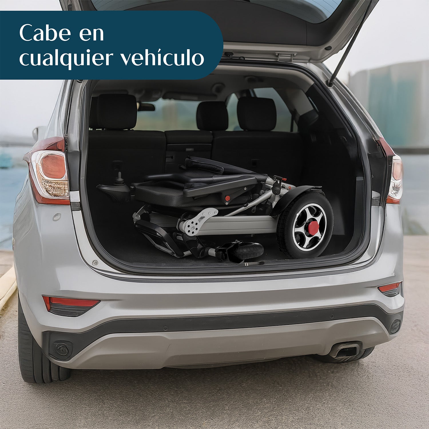 Silla Ruedas Electrica Plegable Acero Controlador 5 Vel