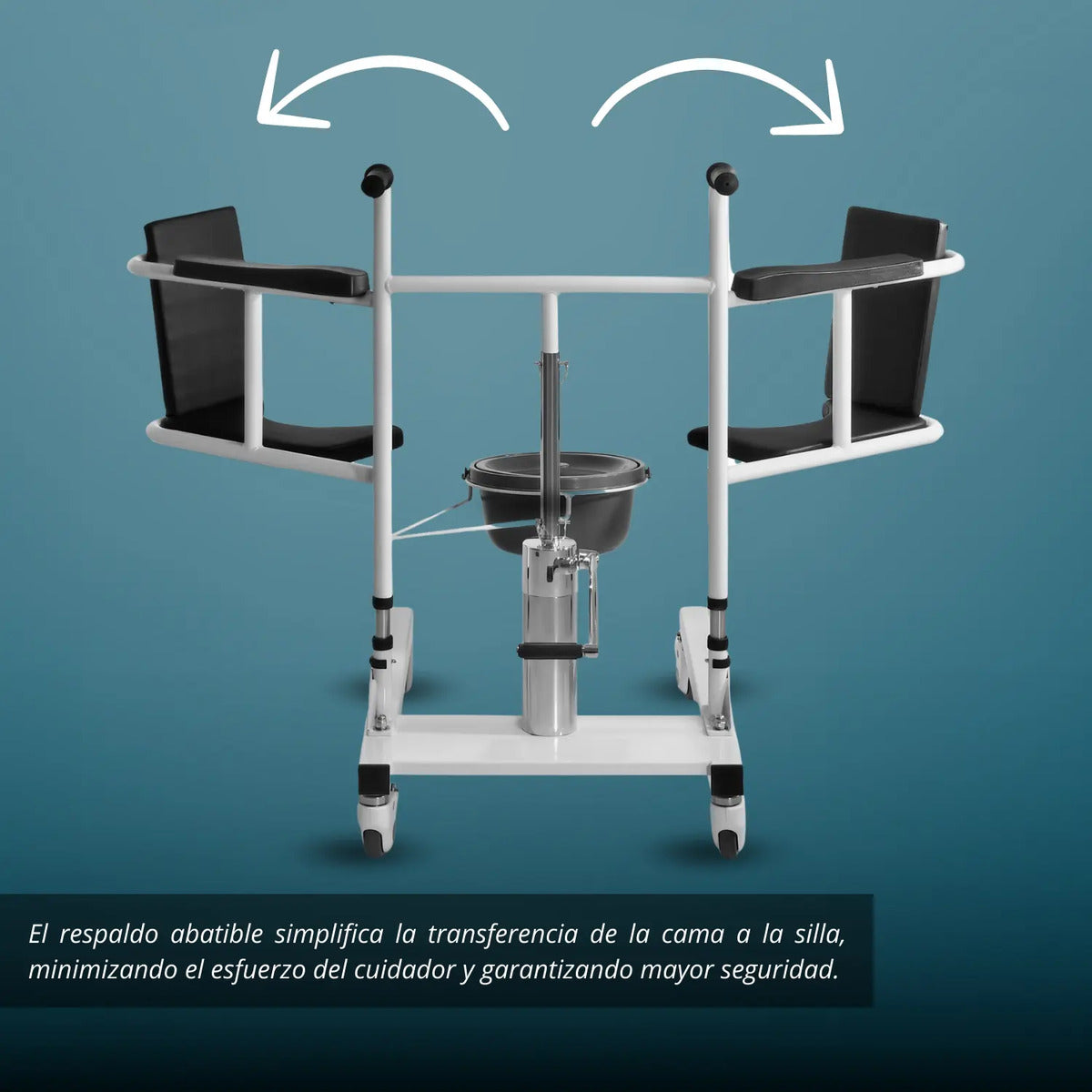 Silla Transferencia Discapacitado Cómodo Baño Hidráulica