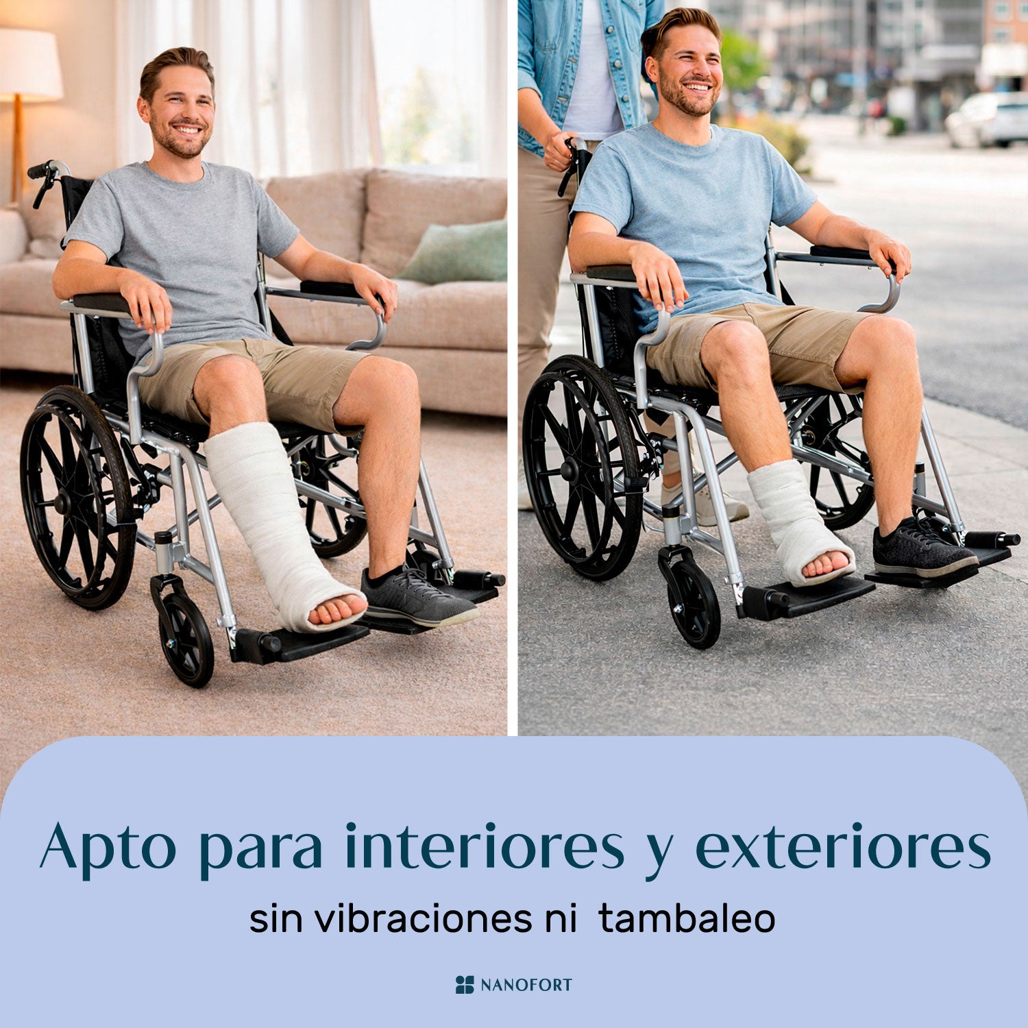 Silla Ruedas Plegable Aluminio Ligera Todo Terreno Premium Color Negro