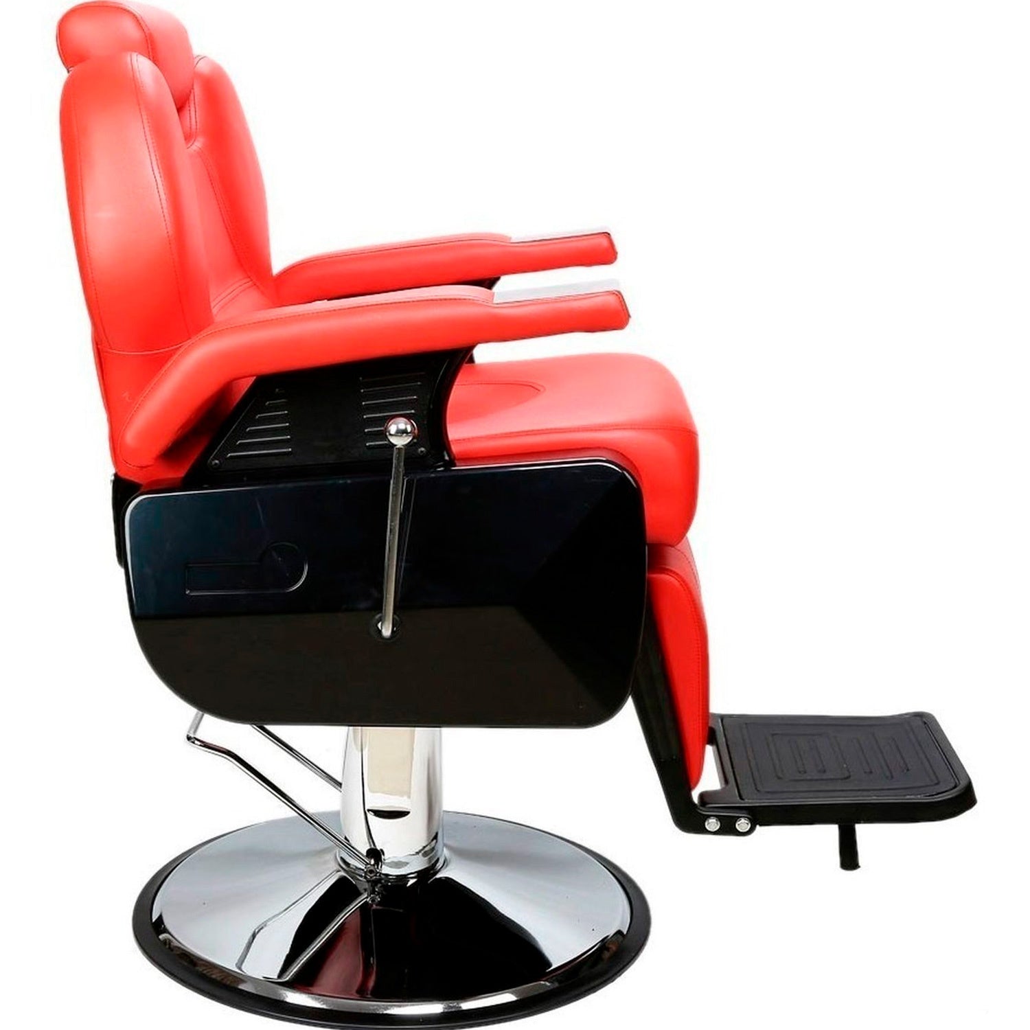 Sillon de Barbero Neumatico para Barberia, Peluqueria o Estetica Rojo