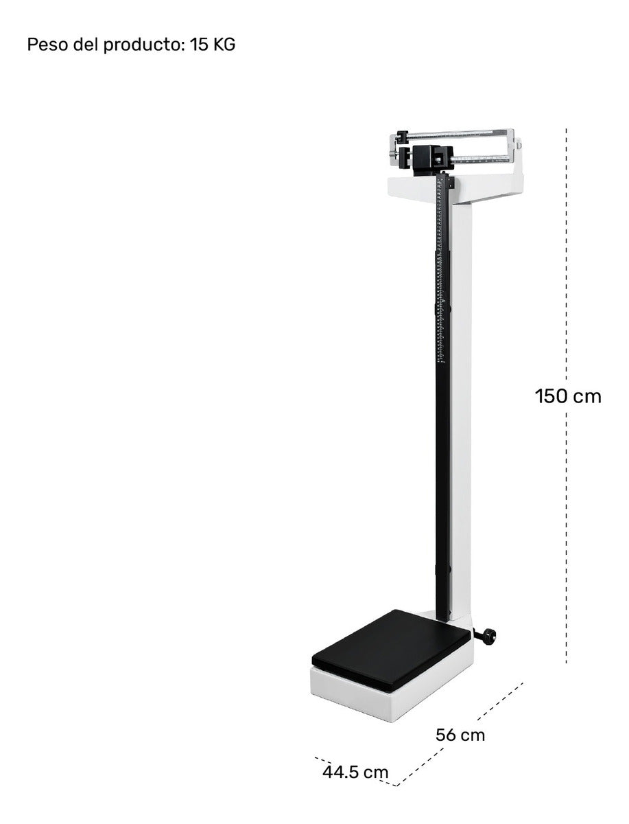 Bascula Balanza Mecanica Estadimetro Precision Clinica 200kg