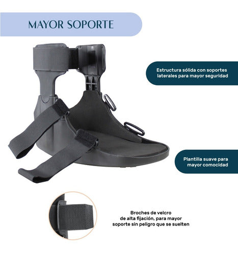 Bota Ortopedica Corta Inmovilizador Tobillo Ferula Walker Talla M