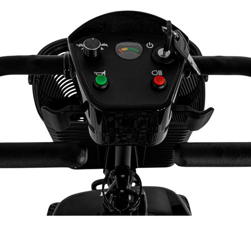 Silla Ruedas Electrica Scooter Recargable Luz Led Plegable	negro