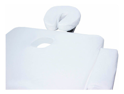 Cama para Masajes Profesional Portatil Reclinable Color Blanco