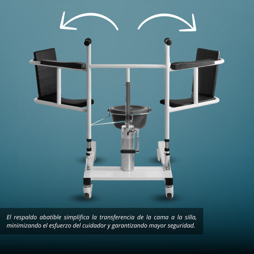 Silla Transferencia Discapacitado Cómodo Baño Hidráulica
