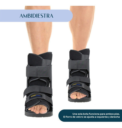 Bota Ortopedica Corta Inmovilizador Tobillo Ferula Walker Talla Gd
