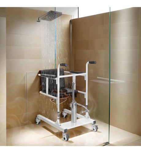 Silla Transferencia Discapacitado Cómodo Baño Hidráulica