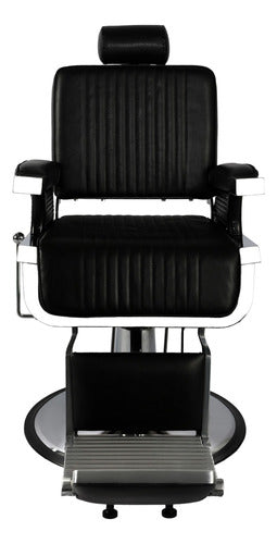 SillÃ³n Barberia Silla Reclinable Premium Giro 360Â° NeumÃ¡tica negro