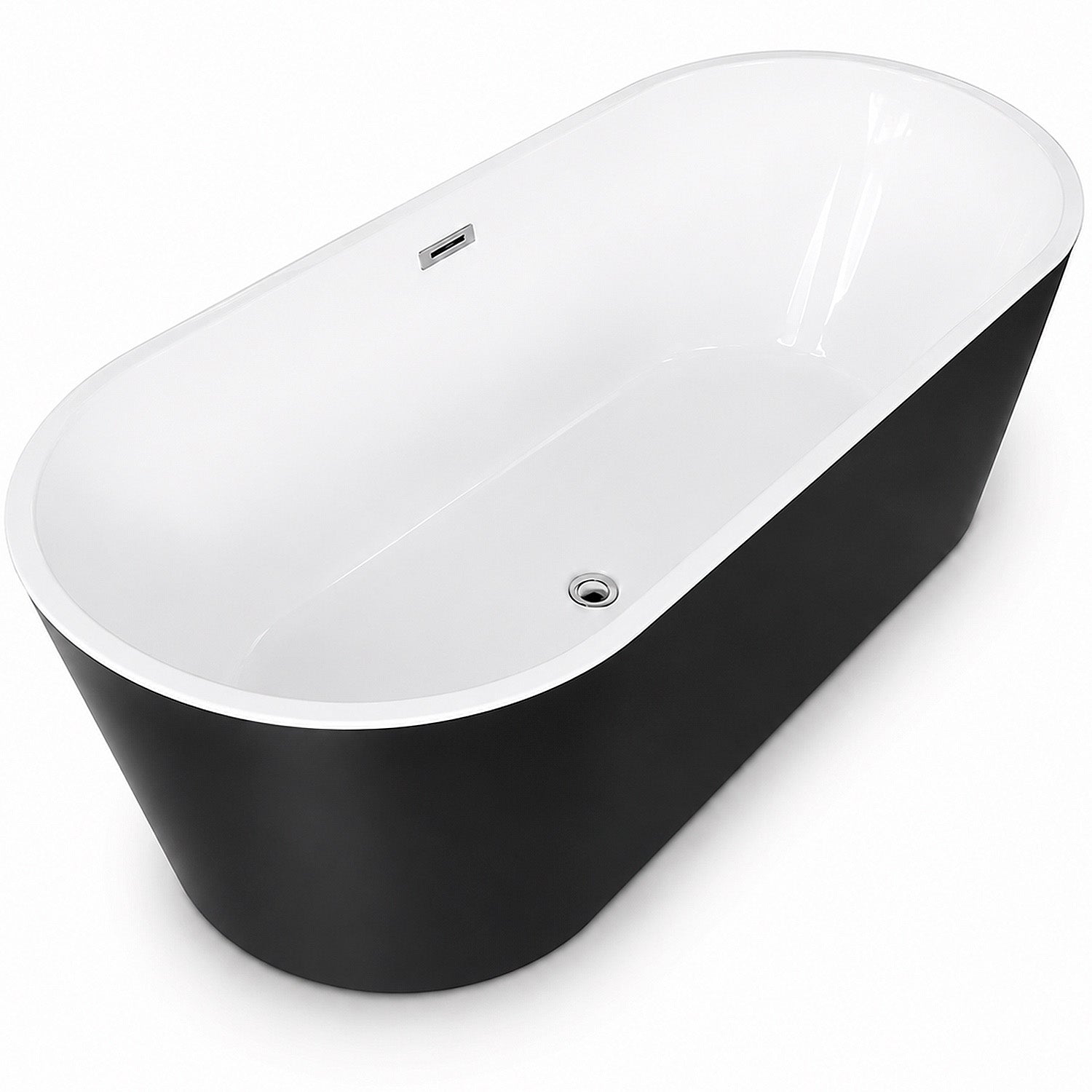 Tina Baño Lujo 2 Personas Fibra De Vidrio 169 X 75.5 X 59 Cm Marca Houzer