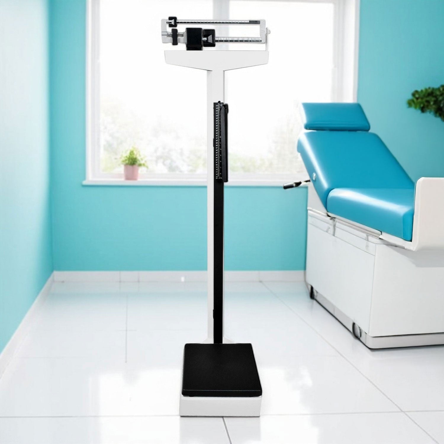 Bascula Balanza Mecanica Estadimetro Precision Clinica 200kg