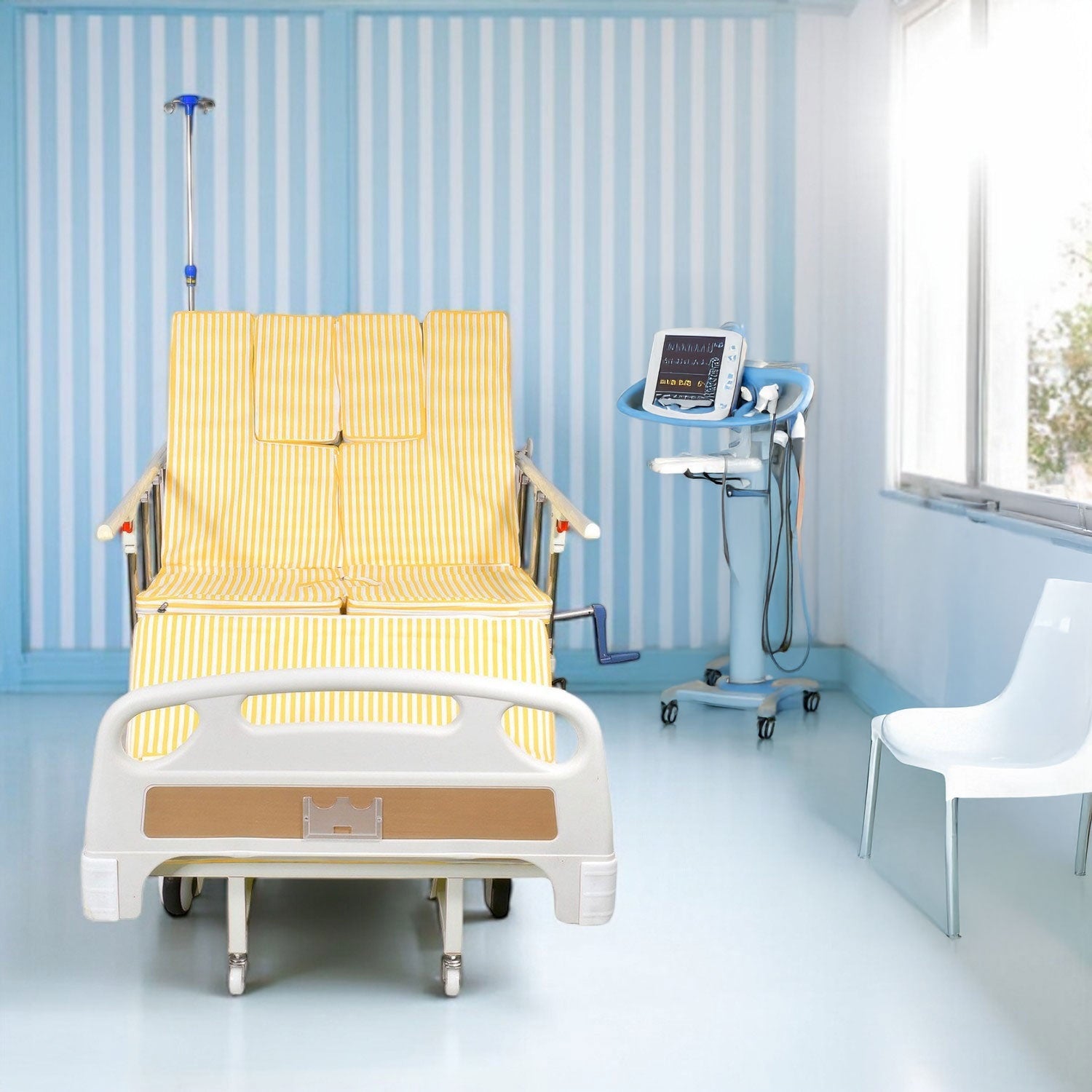 Cama Hospitalaria Electrica 6 Funciones Comodo Lujo Premium