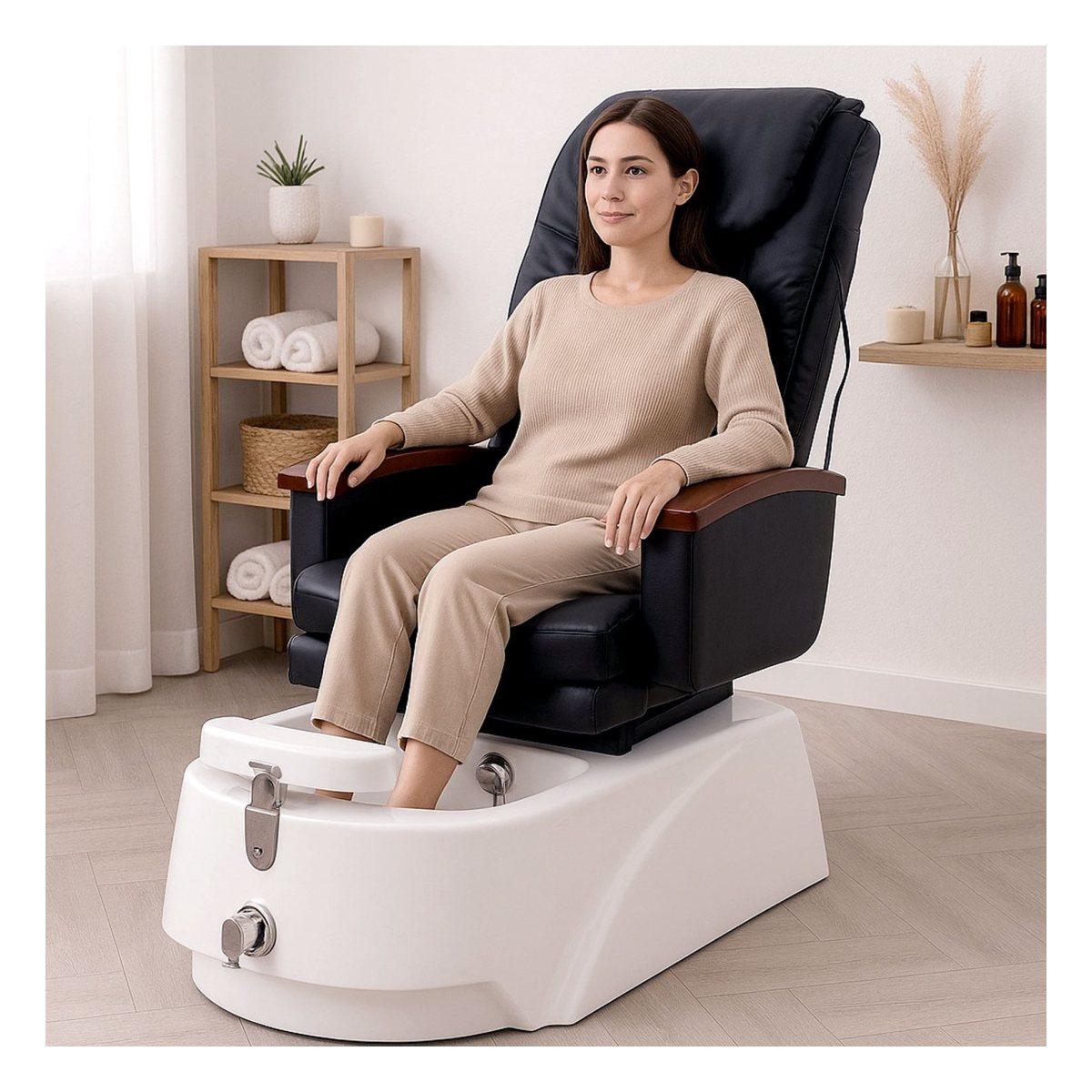 Sillon Spa Masaje Hidromasaje Pedicure Electrico Reclinable