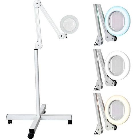 Lámpara de LED con Lupa para Faciales – 5X – ClinicShop